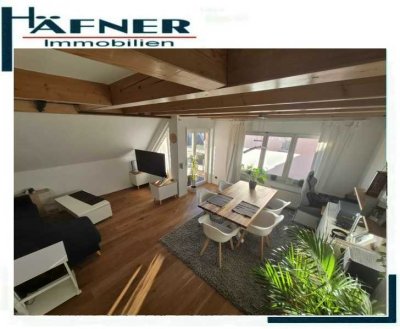 Zentral – Genial !   4 Zimmer-Galerie-/Maisonette-Wohnung in Asperg