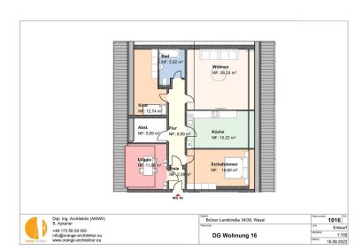 3 Zimmer Wohnung mit gr. Loggia im Dachgeschoss