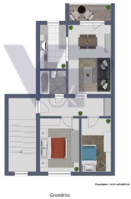 Freundliche 3-Raum-Wohnung mit gehobener Innenausstattung mit Balkon und EBK in Gera