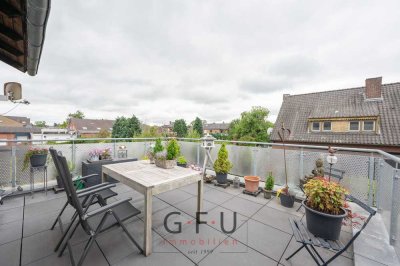 Lichtdurchflutete 3 Zimmerwohnung mit großer Dachterrasse