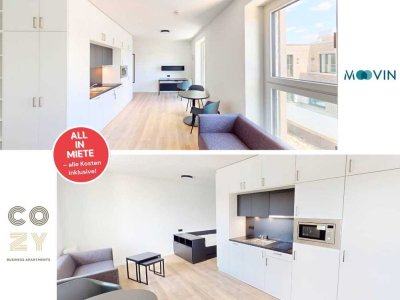 Möbliertes Business Apartment mit All-In-Miete im Neubauprojekt COZY: Dein Stilvolles Zuhause im ...