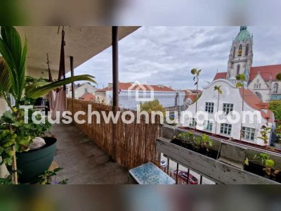 Tauschwohnung: Zentrale Wohnung mit großem Balkon