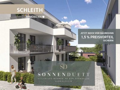 "Sonnenduett" in Herbolzheim: Wohlfühlwohnung im Erdgeschoss mit großzügigem Gartenanteil