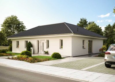 Ein Bungalow zum Wohlfühlen – außen klar, innen sinnlich: ComfortStyle 13.01 W | massa Ausbauhaus