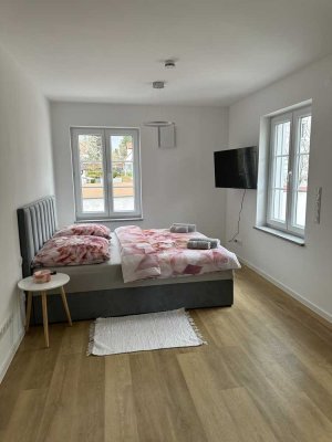 Neuwertige Wohnung mit einem Zimmer sowie Balkon und EBK in Markt