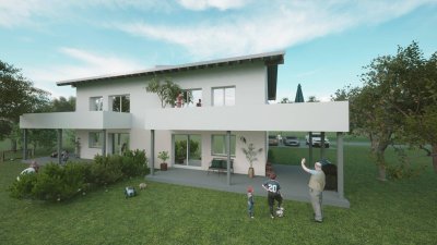 Projekt "SONNENWIESE", schöne Neubau-Wohnungen ca. 81 m² in Eberndorf - mit Terrasse und Eigengarten bzw. mit Balkon und Lift, Erstbezug!