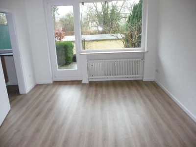 Uetersen, ruhige Lage, renovierte  1 1/2-Zi-Whg mit Süd-Terrasse, Ebk u. D'bad, !