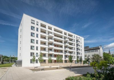 Wohnen ab 65 Jahren im "Trio Süd" (mind. einer d. Mieter): Altersgerechte 79m² Wohnung mit Loggia!