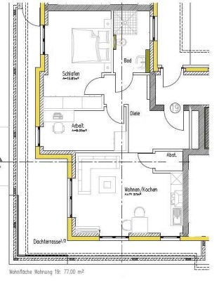 Neubau kleine 3 Zi-Penthouse-Wohnung Erstbezug