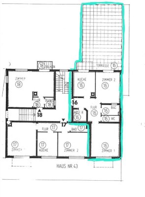 Eine 2-Raum-Wohnung in Stuttgart-Ost mit großer Terasse