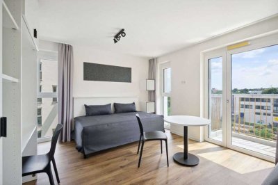 Möbliertes All-Inclusive 1-Zimmer-Wohnung mit Balkon und EBK in Dresden