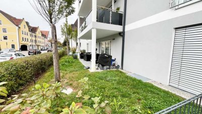 MODERNES STADTLEBEN!!! Exklusive 3-Zimmer-Wohnung mit großem Süd-Garten