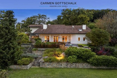 Natur pur! Familienleben mit viel Platz & Atmosphäre - Moderne Villa mit Weitblick & Garten