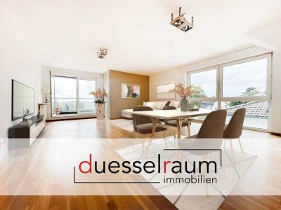 Unterbach: Traumhaft schöne Maisonette-Wohnung mit Ausblick auf den Unterbacher See!