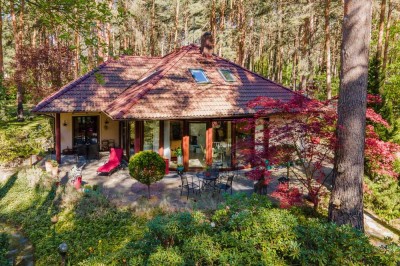 Mit Parkgrundstück, Wohnkeller, Einbauküche, Sauna, Kamin: Einfamilienhaus in Mittenwalde Töpchin