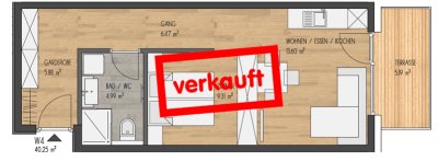 Neubau: Attraktive 2-Zimmerwohnung im Zentrum von Birgitz! TOP 4