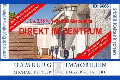 3-Zimmer-Eigentumswohnung, ca. 117 m² Gesamtfläche, Südterrasse, im Zentrum von 24568 Kaltenkirchen