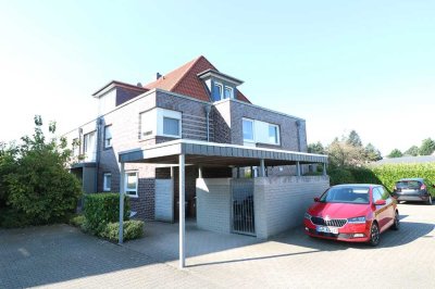 Topzentrale, moderne Erdgeschosswohnung mit überdachter Terrasse, Garten, Keller und Pkw-Stellplatz