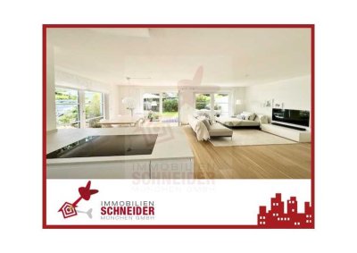 Immobilien Schneider - Ottobrunn - Kompl. möblierte lichtdurchflutete DHH mit Südgarten in traumhaft