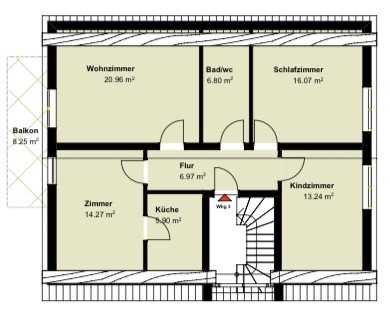 Schöne 3,5-Raum-Wohnung mit EBK und Balkon in Karlstein