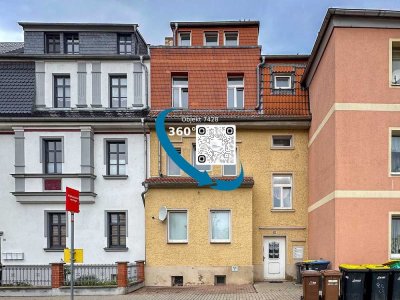 Frisch renovierte 2-Zimmer-Wohnung im sanierten Altbau mit Veranda und Gartenzugang in Naumburg