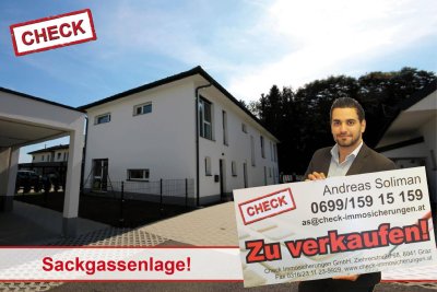 MIETKAUF! Hochwertiges Niedrigenergie-Reihenhaus in Gössendorf! Sackgassenlage!