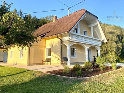 Sonniges Einfamilienhaus in Klopeinersee-Nähe mit Traumaussicht