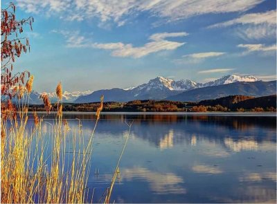 RARITÄT: Waging am See:  4 Zimmer-Wohnung mit Dachterrasse, aktuell gut vermietet