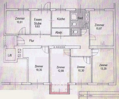 Privatverkauf: 6-Zimmer-Wohnung inkl. Garagenbox - 3,4 % Rendite