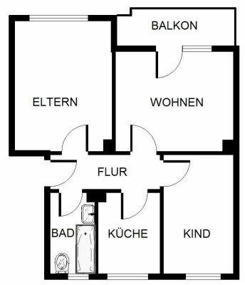 Demnächst frei! 3-Zimmer-Wohnung in Gelsenkirchen Scholven