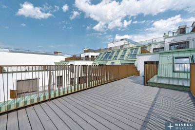 EXKLUSIVES DACHGESCHOSS! Klimatisierter Erstbezug mit herrlicher Dachterrasse