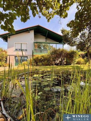 Wohnen auf einer Ebene! Gemütliches Haus mit Pool und wunderschönem Garten