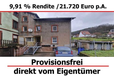 9,91 Rendite - 3 von 4 Einheiten in 4-Familien-Haus in Neidenfels - Provisionsfrei