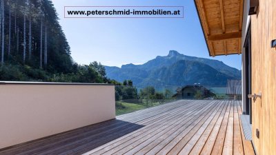 Neuer Preis!!! Sensationelles Penthouse mit 4 Zimmern, Seeblick, Badeplatz am Mondsee - Erstbezug, PROVISIONSFREI