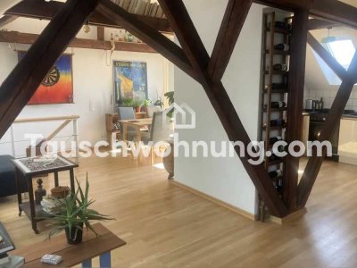 Tauschwohnung: Maisonette Wohnung mit Balkon im Herzen der Südstadt