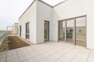 Traumhafte Penthouse-Wohnung mit großer Dachterrasse in "Erstbezug"!