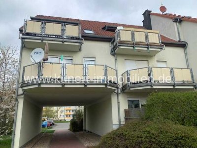 Attraktive 2-Raum-Wohnung in excellenter Wohnlage von Brehna mit großer Terrasse und Wannenbad