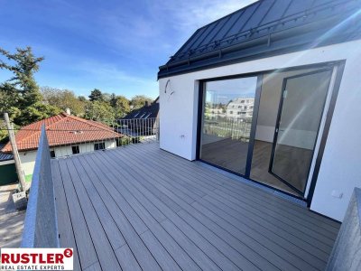 ERSTBEZUG - Doppelhaushälfte mit Garten &amp; Dachterrasse in Bestlage - top Anbindung!