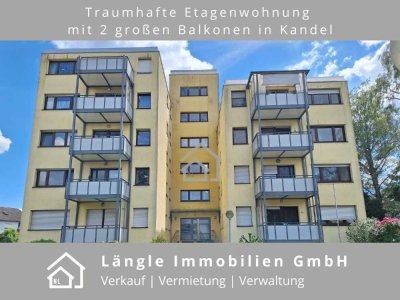 "Traumhafte Etagenwohnung mit 2 großen Balkonen in Kandel”