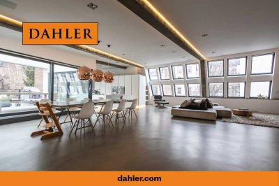 Penthouse en vogue - Stilvoll Wohnen mit besonderem Loft-Flair im beliebten Frankfurter Nordend