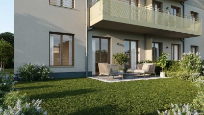 + Perfekt für Familien + Emissionsfrei +4-Zi-Wohnung mit 2 Bädern und ca. 150m2 Privatgarten