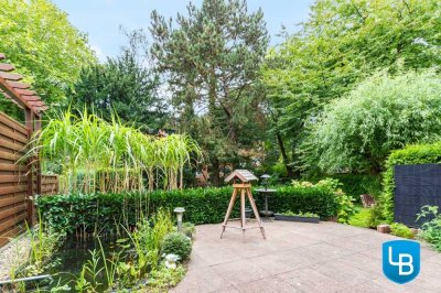 Erdgeschosswohnung im ruhig gelegenen Hinterhaus mit Terrasse und Garten