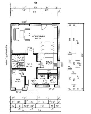 120 m² Doppelhaushälfte ❤️ + 355 m² Grundstück inkl. Erschließungs-und BNK