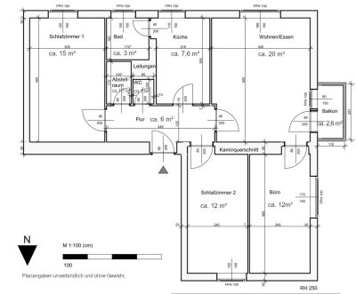 Familien-Wohnung mit Potenzial - zu renovieren!