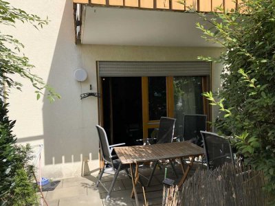 Schöne 2-Zimmer-Erdgeschosswohnung mit Terrasse und TG-Stellplatz