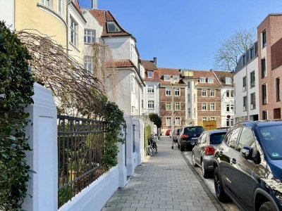 X-Viertel in Münster: Erstbezug! Möblierte Altbauwohnung mit Gartenterrasse.