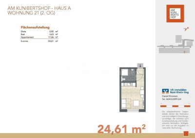 KFW40 - Am Kunibertshof! 1-Zimmer Wohnung - für Kapitalanleger interrssant