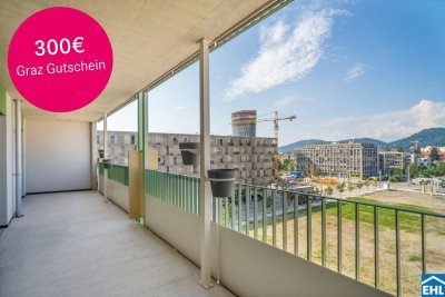 Balkonwohnung in der Smart City!