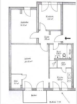 3 Zimmer Wohnung renoviert in der Innenstadt Bad Lippspringe