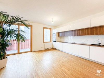 Helle 3-Zimmer-Neubauwohnung mit Balkon und Gemeinschaftsgarten | Nähe Hauptbahnhof | Baujahr 2019